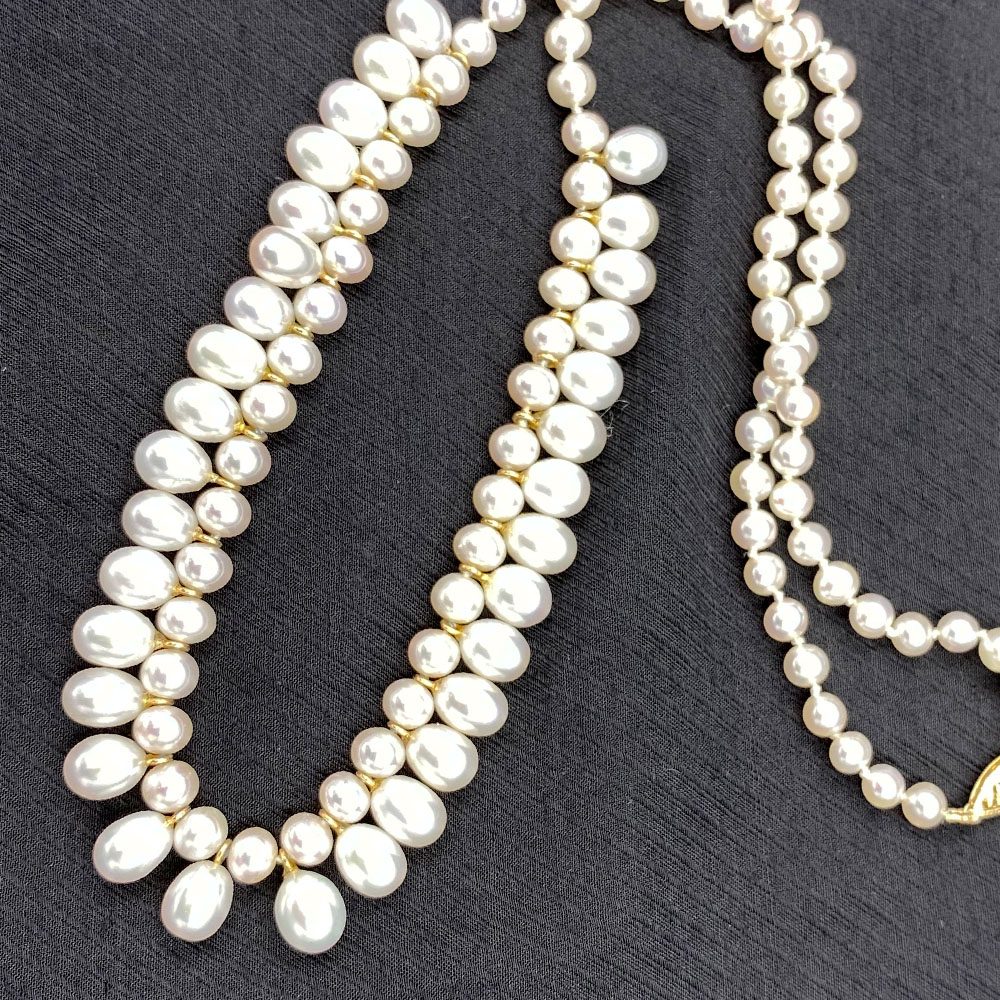 re-string pearl necklaces